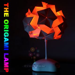  Lamp Paper Folding LED Light Creative Adjustable Colors New