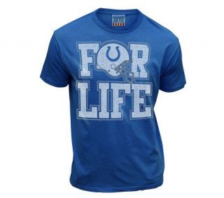 NFL Indianapolis Colts Fan For Life T Shirt —