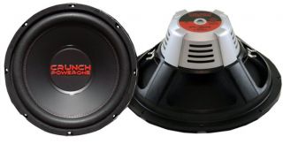 crunch p1 12d4 12 1400w car audio subwoofers subs 2011 model brand