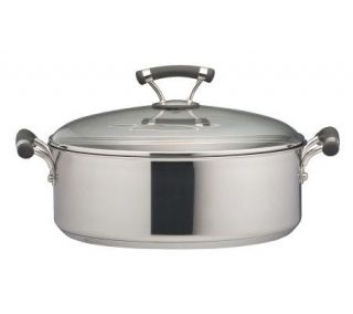 Circulon Contempo Stainless Steel 7.5 Qt Wide Stockpot   K297596