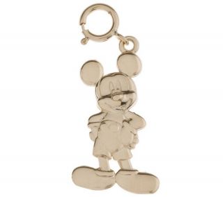 Choice of Mickey or Minnie Mouse Disney Charm 14K Gold —