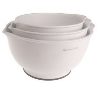 KitchenAid Set of 3 Non Slip Mixing Bowls —