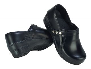 SANITA Womens CORI Black CLOG NURSING SHOES Size   40 9.5 10