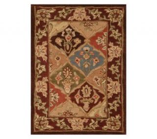 Royal Palace Persian Style Panel Design 27x39 80L Wool Accent Rug 