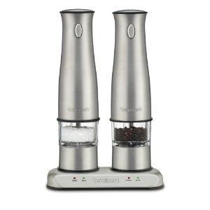 Cuisinart New Electric Brushed Stainless Steel Rechargeable Salt