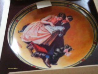 Norman Rockwell A Couples Commitment Collector Plate