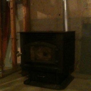 Barely Used Wood Pellet Corn Stove