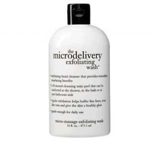 philosophy the microdelivery exfoliating wash,16 oz   A318156