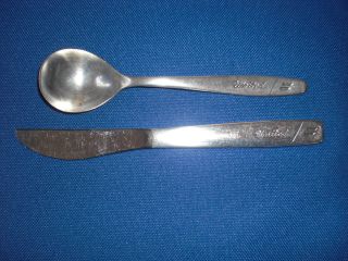 United Air Lines Vintage Spoon Knife Made by the International Silver