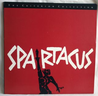 Kirk Douglas SPARTACUS Criterion Collection 3 LASERDISC Set MINT RARE