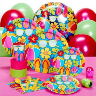  Party Birthday Supplies Kit Pack Plates Utensils Balloons New