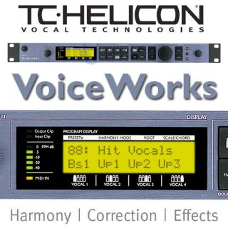 TC Helicon Voice Works Vocal Harmony Correction Effects