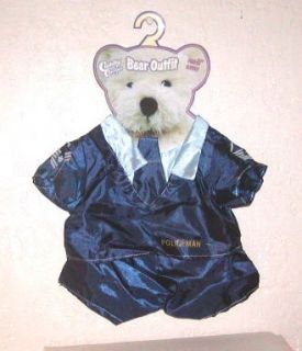 Clothes Bear Policeman Cuddly Cousins New Outfit
