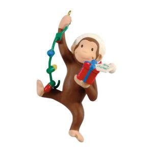  The Light of The Party  Curious George Christmas Tree Ornament