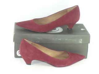 Corso Como 7 5 M Macon Wine Red Leather Kitten Heels Womens Shoes