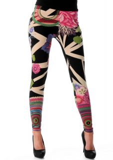 New Desigual Fall 2012 Collection Cortes Knitted Leggings 27K6304 s M