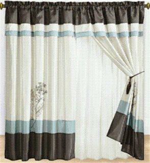  Comforter Set Three Color Selections with Matching Curtains