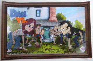 New Dan vs Poster Signed by The Cast at Wondercon 2012 Limited Event