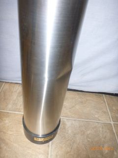  oz Stainless Steel Pull Type Beverage Cup Dispenser with Removable Cap