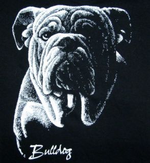 Bulldog Custom Art Dog Design Sweatshirt T Shirt W732