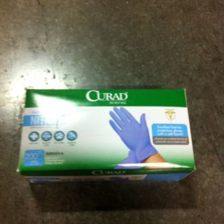 Curad Latex Free Nitrile Large Size 1000ct Gloves