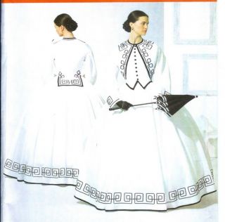 Simplicity Misses Civil War Costume Sewing Pattern