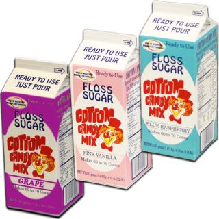 Cotton Candy Maker Flossing Sugar, 3.25 lb Carton Of Floss Mix All