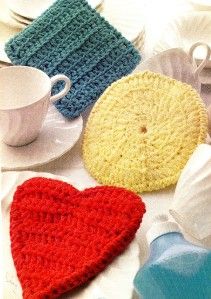 25M Handy Kitchen Dishcloth or Pot Scrubber Crochet Pattern