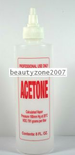 8oz Pure Acetone Nail Polish Remover Artificial Nail Remover