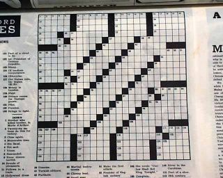 2nd Ever CROSSWORD PUZZLE w/ 1st Weeks Answers New York Times1942 WWII
