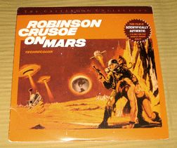 Robinson Crusoe on Mars Criterion Collection CAV Laserdisc Very RARE