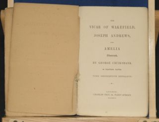 1837 Engravings Cruikshank Amelia Vicar of Wakefield