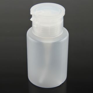 Nail Art Cleaner Bottle 150ml Pump Nail Polish Remover Travel Empty