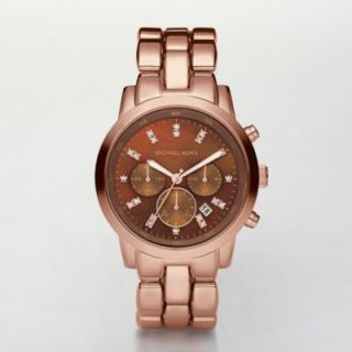 Michael Kors Watch Ladies Chronograph Showstopper Rose Gold Tone