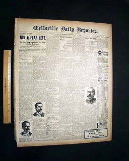  McKinley Assassination Leon Frank Czolgosz 1901 Newspaper