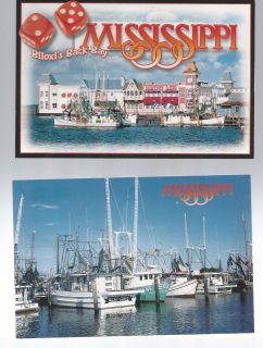 Postcards Biloxi, MS Pre Katrina       FREE US SHIPPING