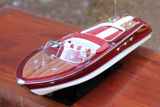 High Quality Wooden Speed Boat Model 26 Designed for RC