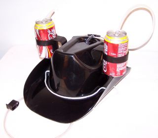 Black Cowboy Drinking Hat New Beer Soda Drink Western Mens Hats Womens
