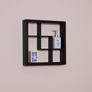  Blacktaylor Display Wall Shelf and 16 Madison Cube Cross Shelf