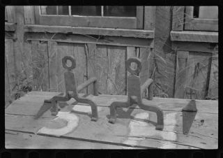 Andirons Made at Cumberland Homesteads Crossville Tennessee