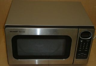 sharp r 305ks 1100 watt microwave oven light use