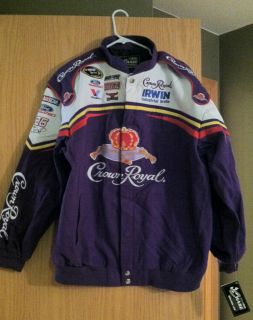 Jamie McMurray Crown Royal Racing NASCAR Jacket Hat Authentic BNWT XL