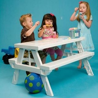 New Indoor Outdoor Kids Picnic Activity Craft Table