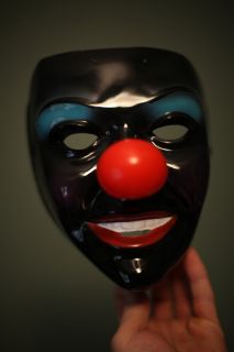 Slipknot Shawn Crahan Clown Mask Transparent black Female Mask Drawing