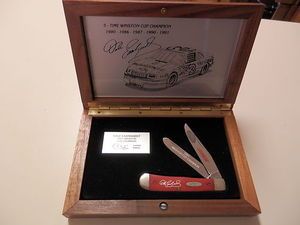 Dale Earnhardt Sr CASE COLLECTOR KNIFE NASCAR 1992 RARE 1991 CUP