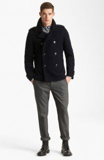 Todd Snyder Peacoat, Sweater, Shirt & Wool Trousers