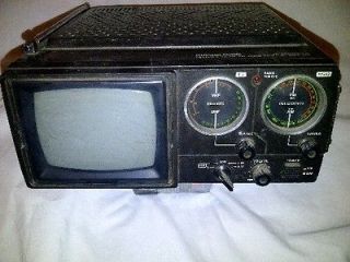  1978 MASTERCRAFT PORTABLE TV RADIO FM/AM  VHF/UHF MODEL #5TV 521RA