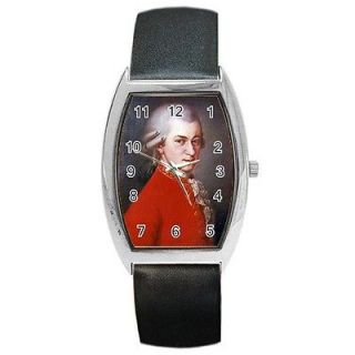 Wolfgang Amadeus Mozart   Barrel Style Metal Watch