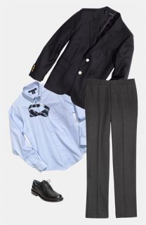 Brooks Brothers Blazer, Dress Shirt & Trousers (Big Boys)