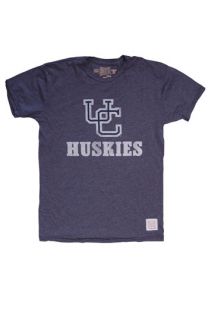 The Original Retro Brand UConn Huskies Crewneck T shirt (Men)